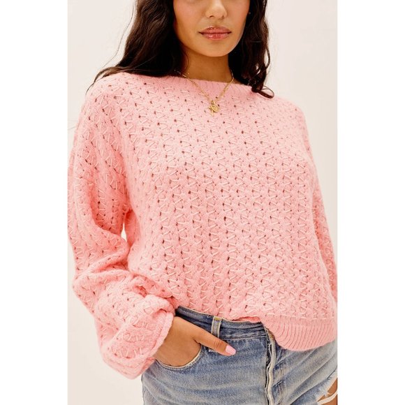 For Love And Lemons Sweaters - NWT *LAST ONE* Dawn Hi-Low Pullover by For Love & Lemons